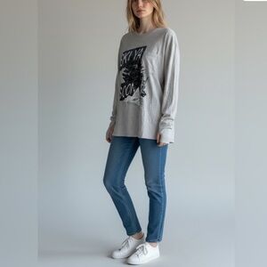 Offline by Aerie NWT “Ski Ya Soon” Thumbhole Tee